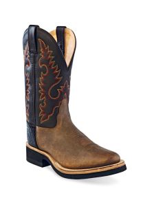 Bottes Western Donna Old West Black Flame