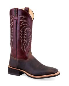 Bottes Western Homme Old West Bicolor