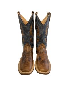 Botas Western Old West Youth Blue