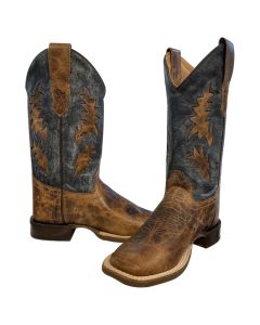 Bottes Western Enfant Old West Blue