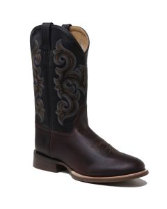 Old West Black Men's Western Boots 