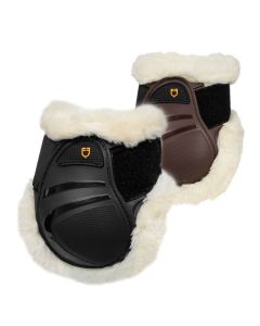 Equestro Knöchelschutz Young mit Fell Ruby