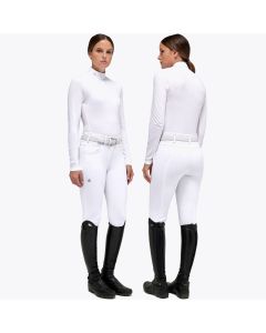 T-Shirt Concorso Equitazione Donna Cavalleria Toscana Mini CT Manica Lunga