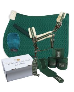 Horses Geschenk Set Devon Grün