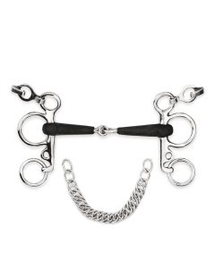 Pelham Stubben mit Gummiummantelung