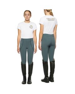 Cavalleria Toscana Mädels Reit T-Shirt Color Form