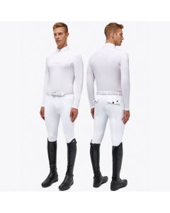 Polo Concorso Uomo Cavalleria Toscana Tech Jersey Manica Lunga
