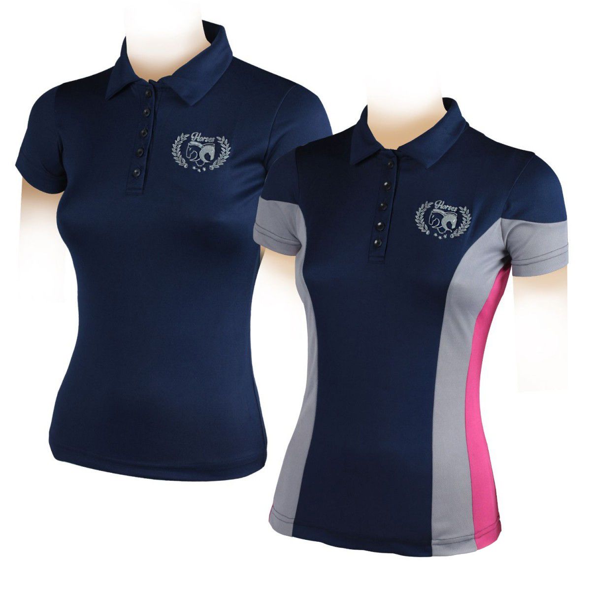 Superior baño neumonía Camiseta Polo Horses "Rina" | Tosoni Selleria