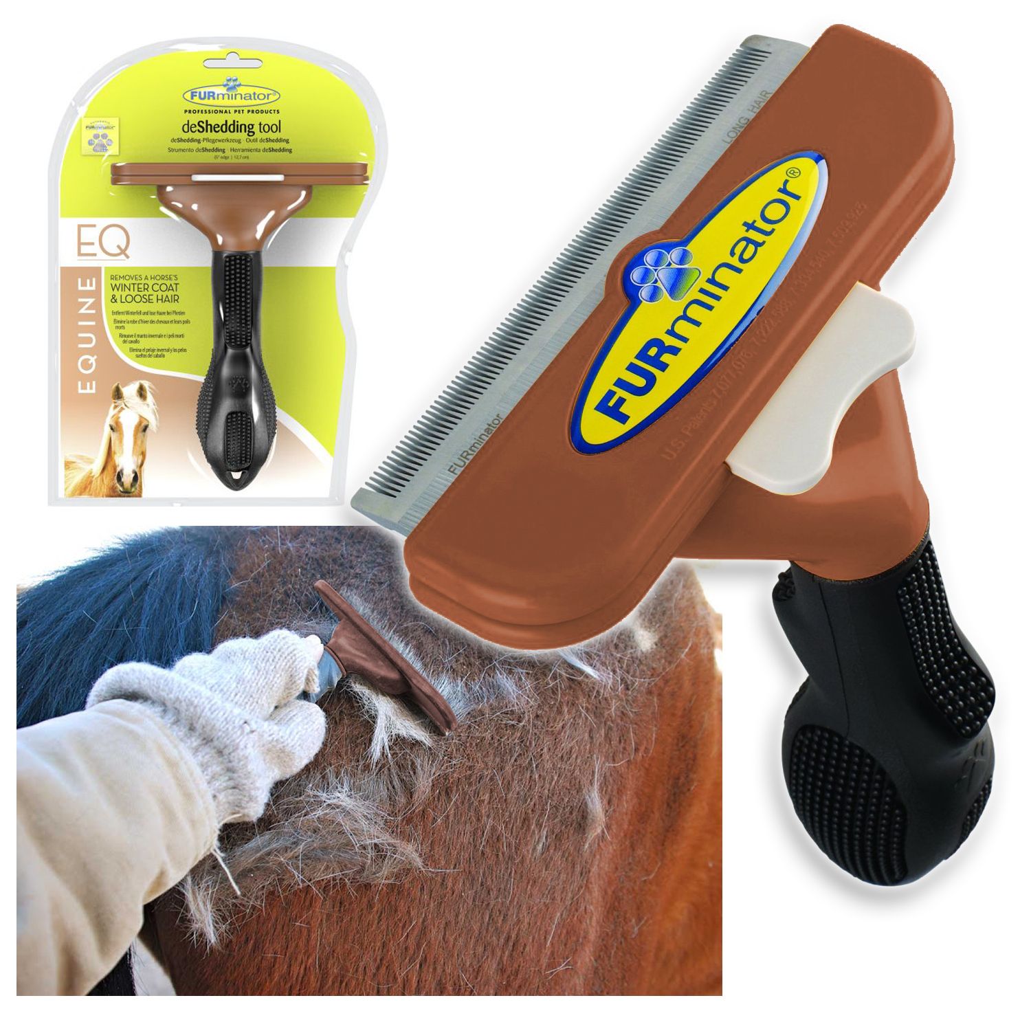 Brosse /Etrille FURminator Equine