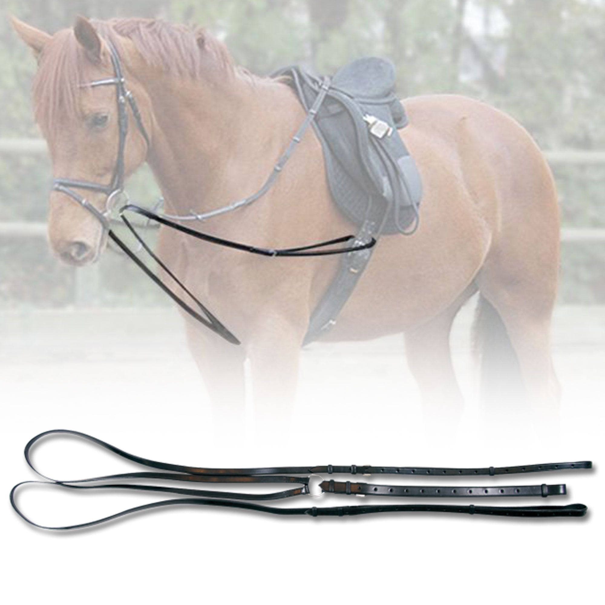 Redini Da Ritorno In Pelle - Set Completo Con Anello E Aggancio Per Sottopancia - Foto 8