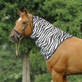 Copertura Per Cavallo HKM Con Collo Regolabile | Telo Mosche Zebrato Protezione Estate