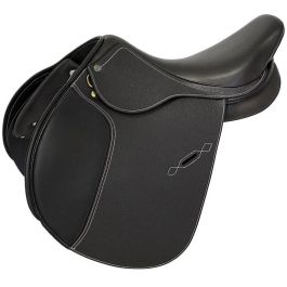 Selle Mixte Henri De Rivel En Cuir Marron, Taille 17.5 Pouces – Occasion