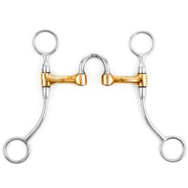 Embout Correcteur Cheval Western, Bouche Cuivre, Medium Shank, Occasion
