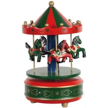 Giostra Cavallini Rosso-Verde