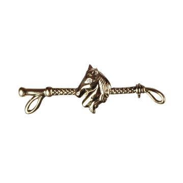 Spilla Equitazione Frustino Testa Cavallo