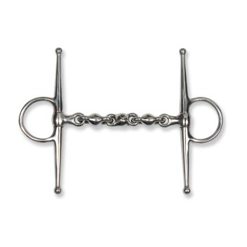 Morso A Filetto Snodato Con Anello Libero Per Addestramento Cavallo – Losanga Spessa – Misure UK