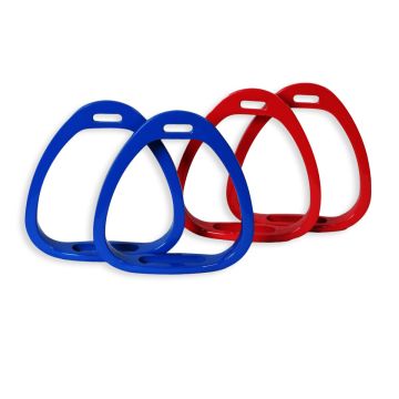 1 Paio Sicurezza Staffa Equitazione Curvo Ferri Acciaio Inox - Foto 4