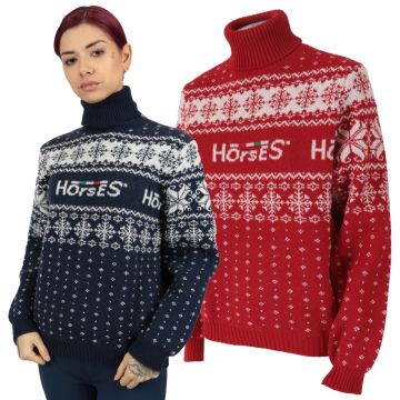 Dolcevita Donna Horses Happy Christmas