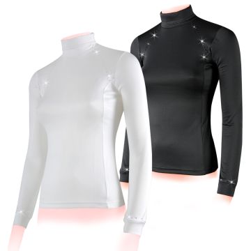 T-Shirt Concorso Equitazione Donna Horses Clover Maniche Lunghe