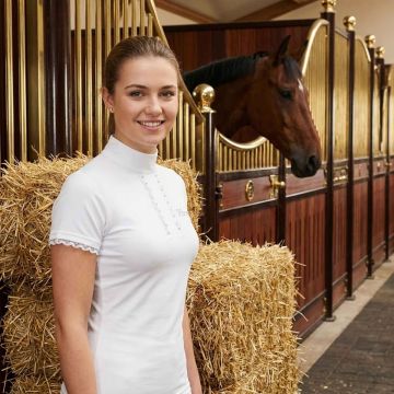 T-Shirt Gara Equitazione Donna Horses Mikasa