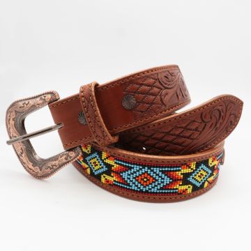 Cinturón Western Unisex Silver Horse Kato