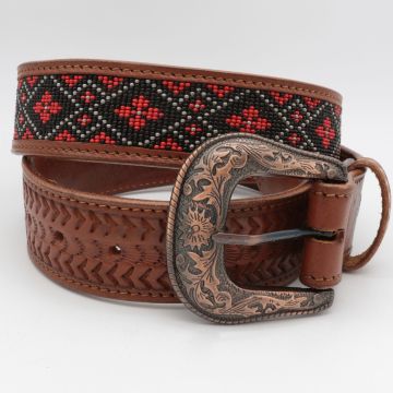 Cintura Da Cowboy Western In Pelle Turchese Per Uomo E Donna - Foto 2