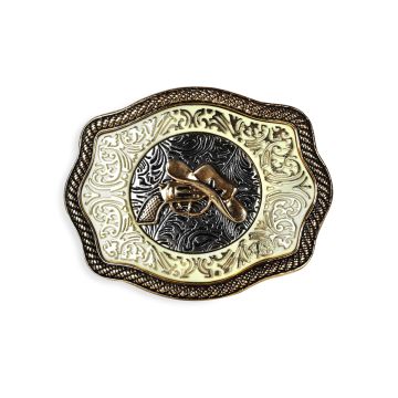 Fibbia Western Tosoni Pistola Cappello