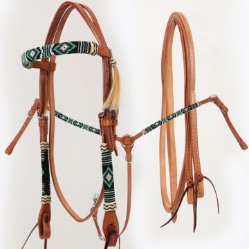 Set Western Silver Horse Ponca Perl