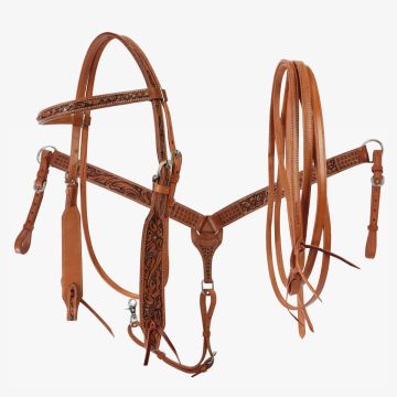 Set Western Silver Horse Sauk