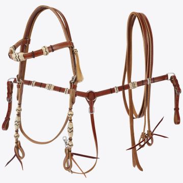 Set Western Silver Horse Stoney 