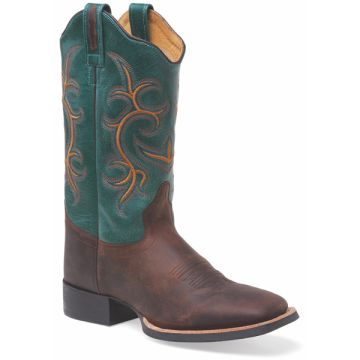 Bottes Femme Western Old West Green Flame