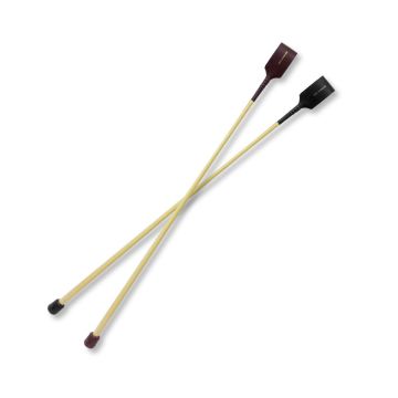 Frustino Equitazione Lino Bottone e Puntale Pelle