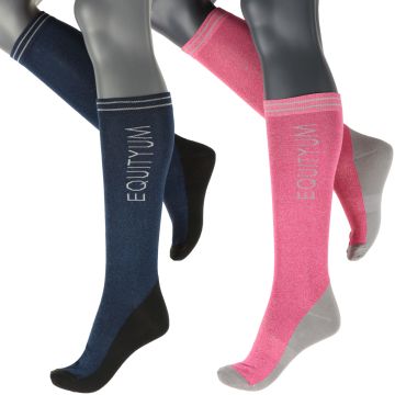 Equityum Damen Reitstrümpfe Nila