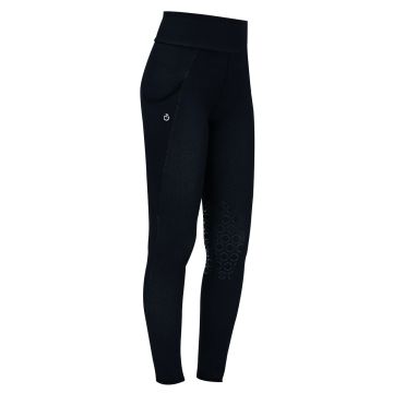 Leggings Donna Cavalleria Toscana Grip Al Ginocchio Pocket Mesh