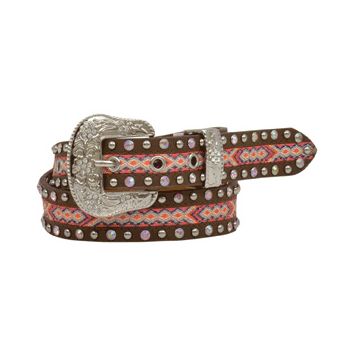 Ceinture Western Fille Angel Ranch Silver Stone