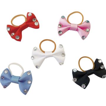 Elastiques Avec Petits Noeuds et Brillants 