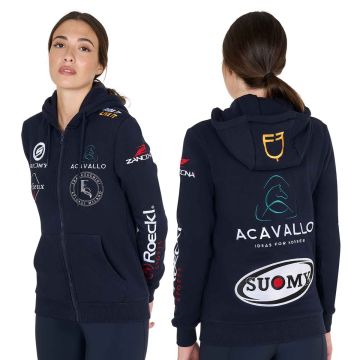 Felpa Donna Equestro Multilogo