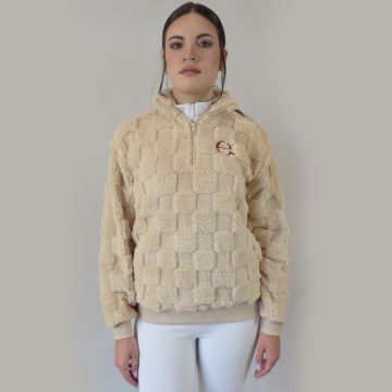 Equityum Damen Sweatshirt Shaggy Ludmilla