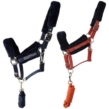 Equityum Halfter und Longierstrick Betty Fluffi Light