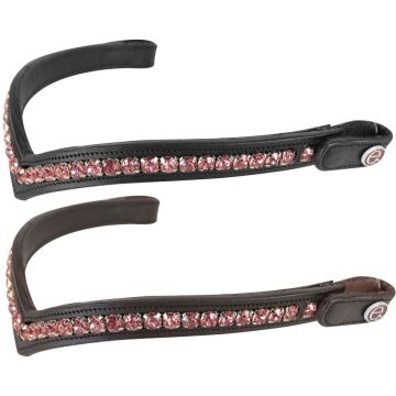 Frontalino Equityum Shaped Silver Rose Con Bottone