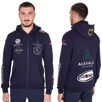 Felpa Equestro Uomo Multilogo