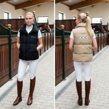 Gilet Smanicato Donna Horses Puffer