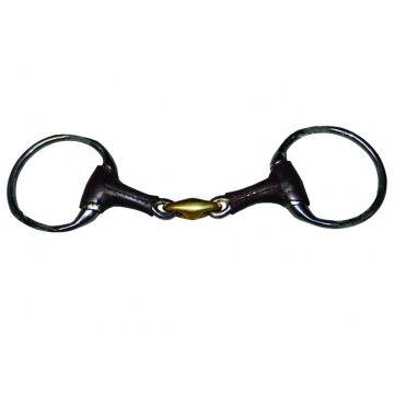 Jump'in French mouth Eggbut Leather Covered Bit