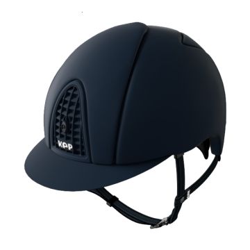 Casco Equitazione Kep Italia Cromo Textile Griglia e Cornice Matt