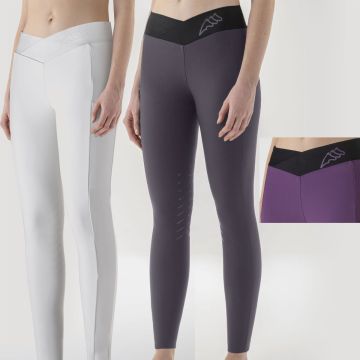 Leggings Equitazione Donna Equiline Cibek Grip Ginocchio