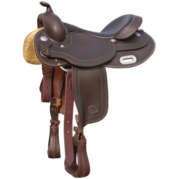 Sella Western BIG BAG THEORY - Sintetica Con Fodera Pile, Completa Di Testiera E Redini - Foto 5