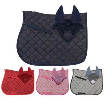 Horses Set Sattelunterlage+Fliegenohren Springen Bright