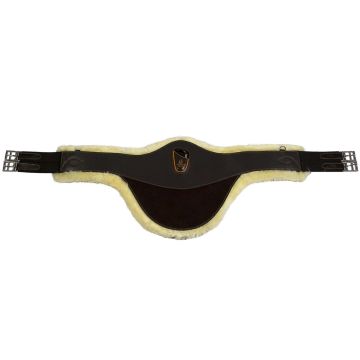 Acavallo Bauchgurt  mit Sporenschutz Schaffell