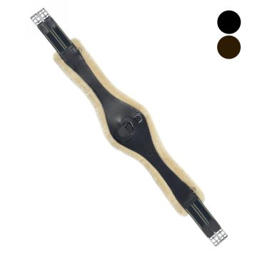 Prestige Bauchgurt In Leder mit Fell  