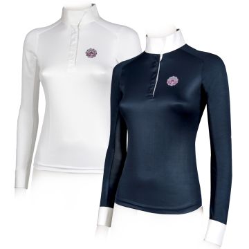 T-Shirt Concorso Equitazione Donna Horses Soraya Maniche Lunghe